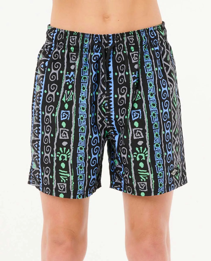 Ripcurl Boy 8-16 Raw Energy Boardshort - Black 