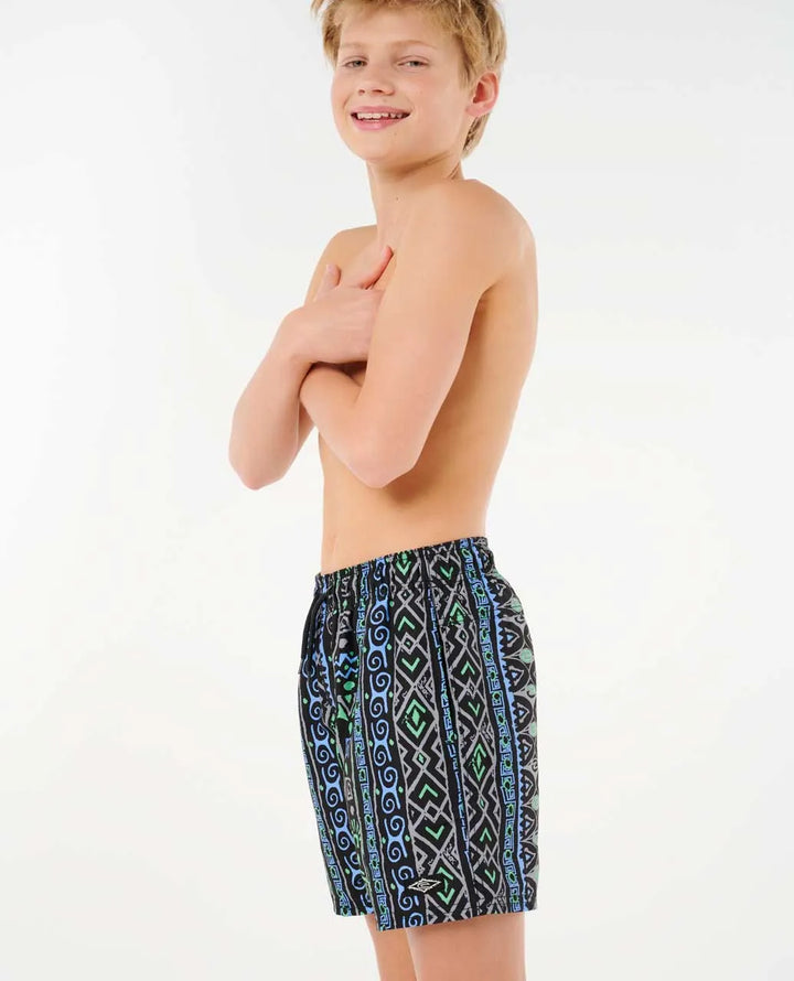 Ripcurl Boy 8-16 Raw Energy Boardshort - Black 4