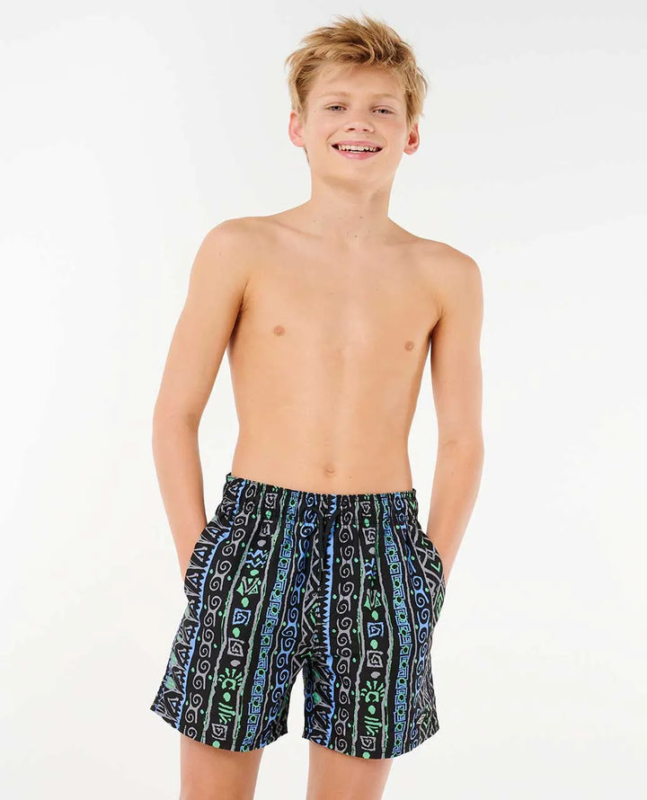 Ripcurl Boy 8-16 Raw Energy Boardshort - Black 3