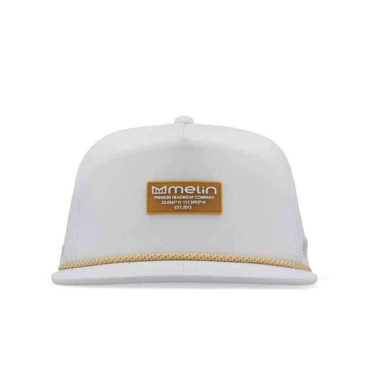 Melin Coronado Brick Hydro Performance Hat - White/Gum 1