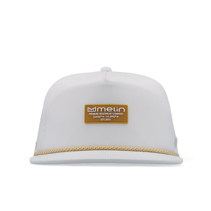 Melin Coronado Brick Hydro Performance Hat - White/Gum 1