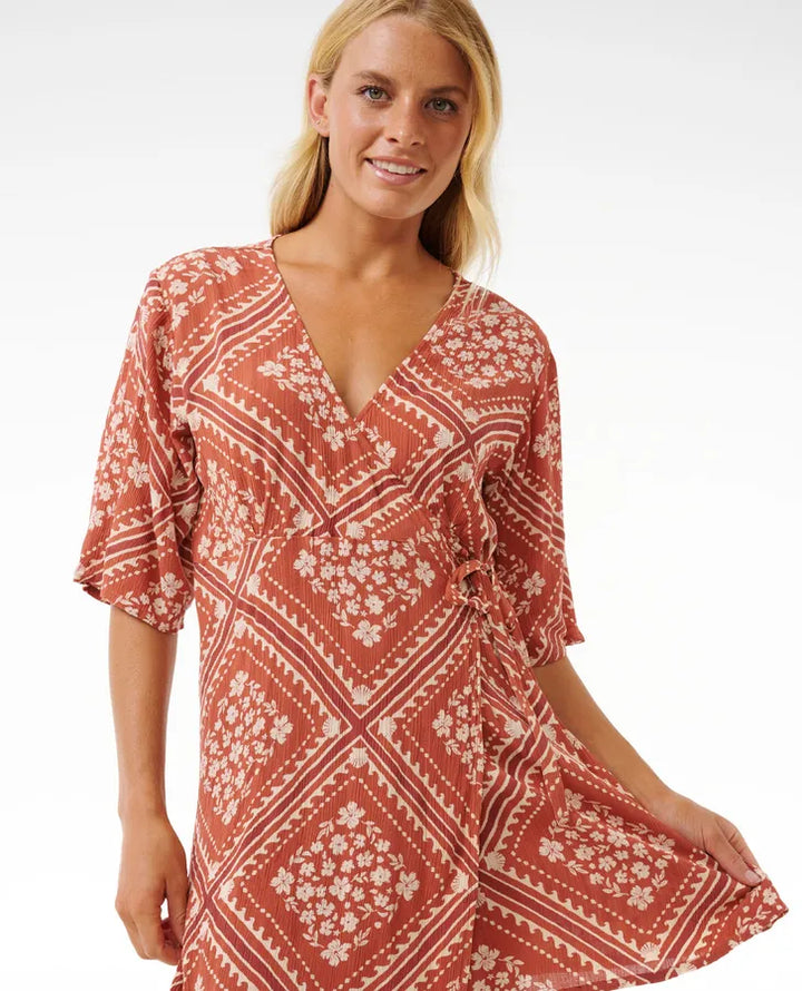 Ripcurl Soleil Wrap Mini Dress | SoHa Surf  