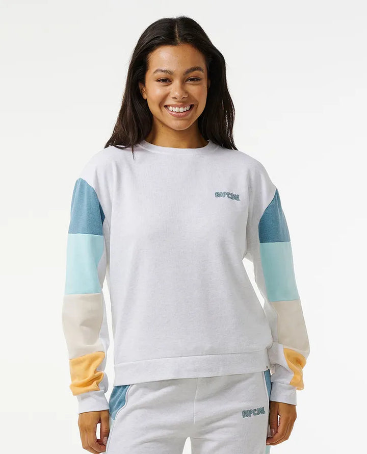 Ripcurl Women’s Surf Revival Cut & Sew Crew