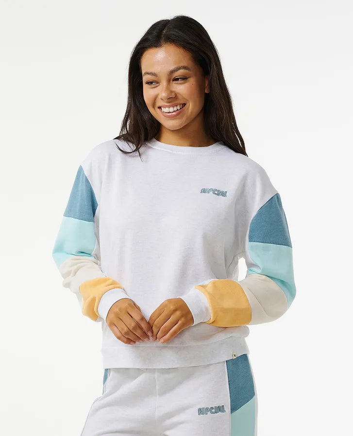 Ripcurl Women’s Surf Revival Cut & Sew Crew