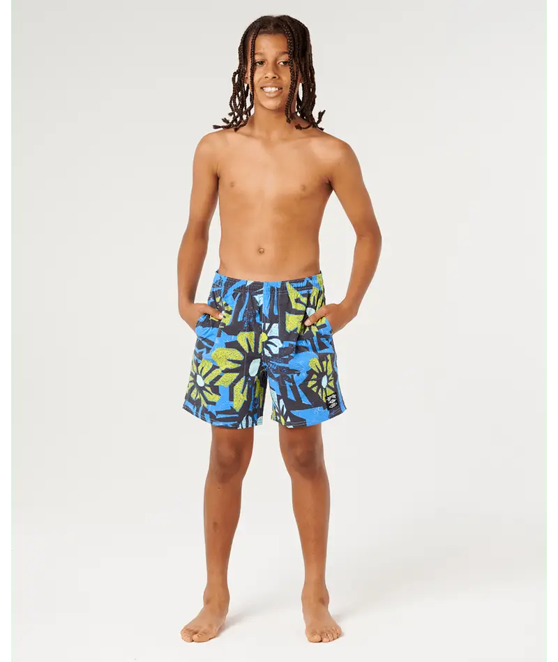 Rip Curl Boys Mason Liquid Trips Volley - Royal Blue