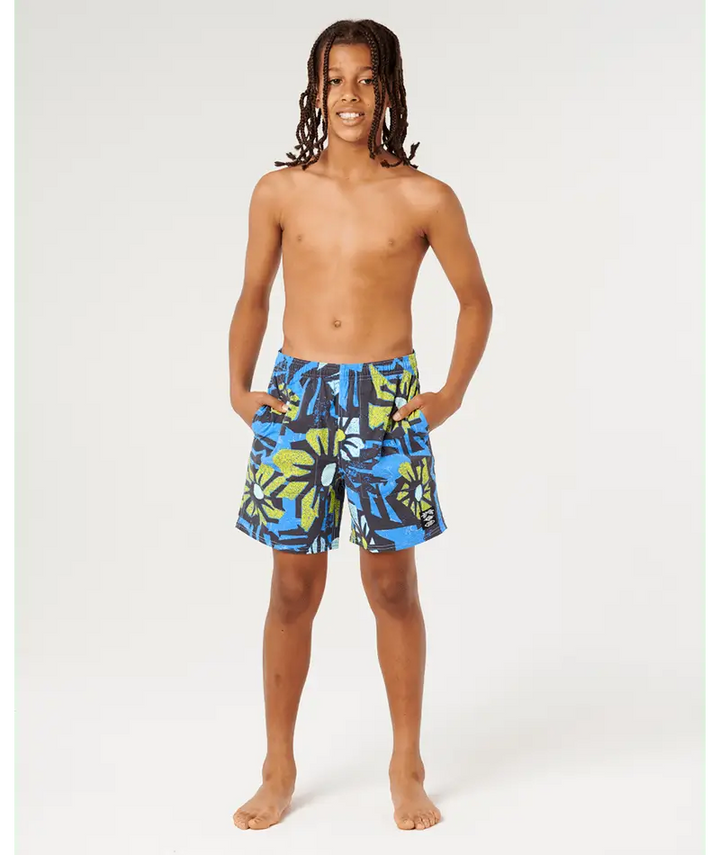 Rip Curl Boys Mason Liquid Trips Volley - Royal Blue
