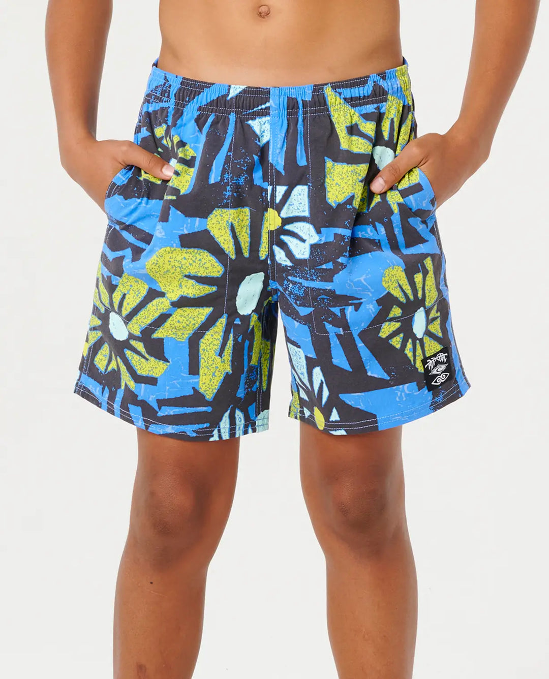 Rip Curl Boys Mason Liquid Trips Volley - Royal Blue