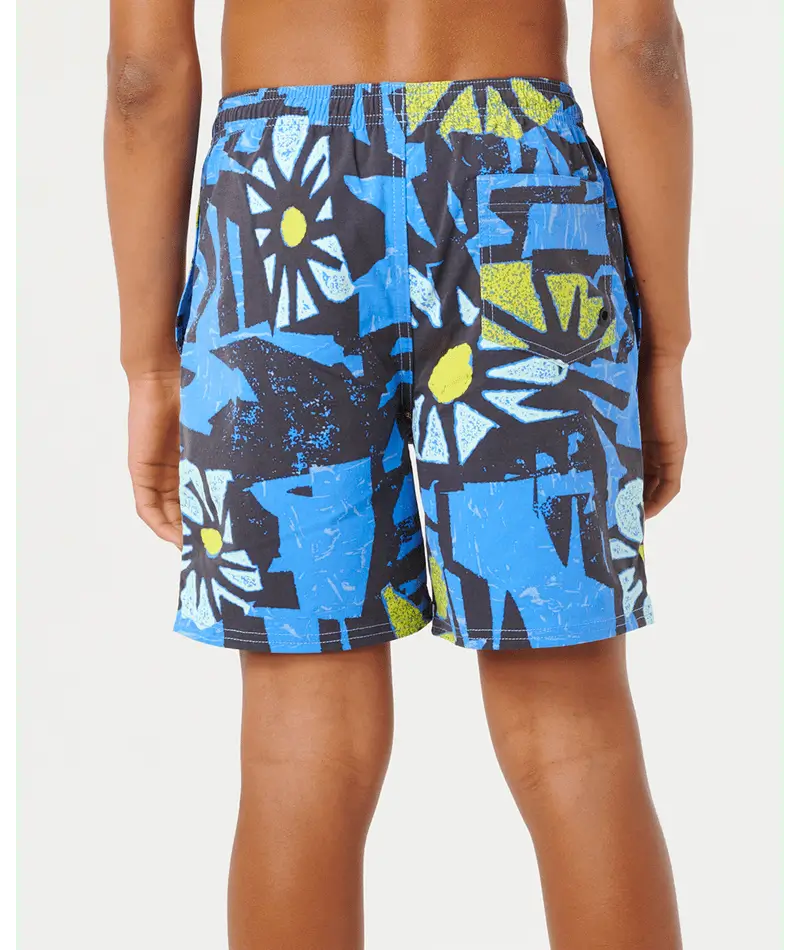 Rip Curl Boys Mason Liquid Trips Volley - Royal Blue
