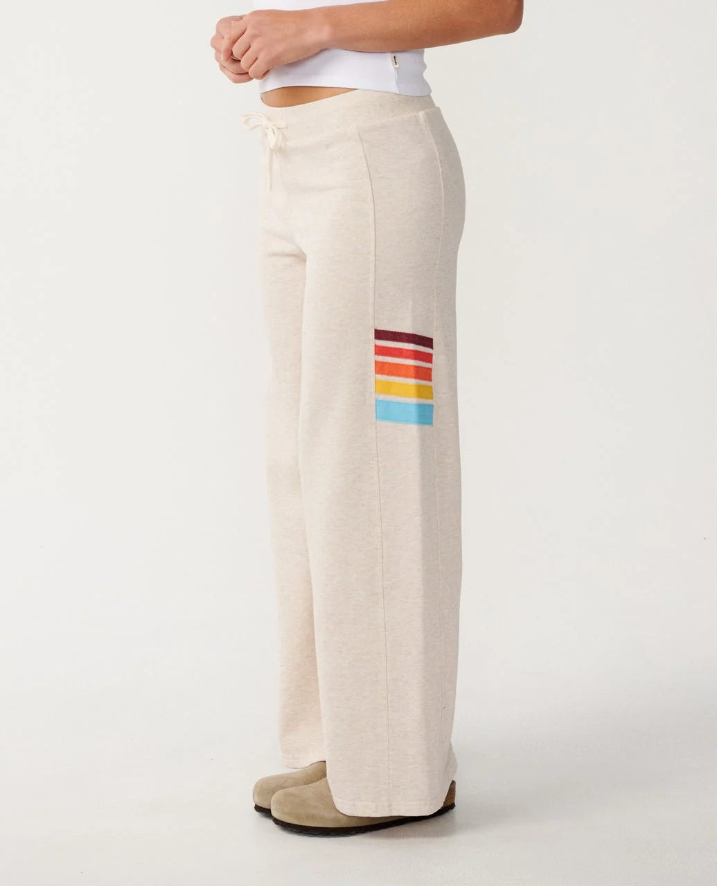 Rip Curl Women's Surf Revival Wide Leg Pant - Oatmeal Marle