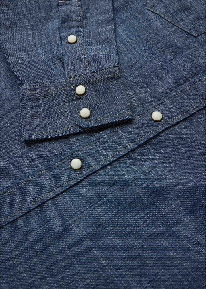 Vissla Men’s Jay Bay Denim LS Shirt - Surf 1