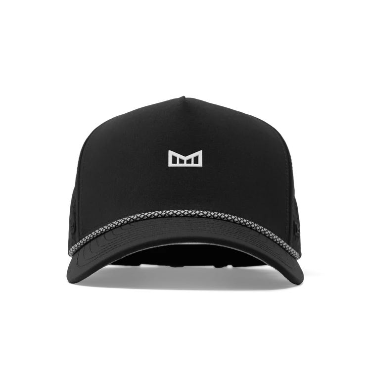 Melin Hydro Odysea Rope Bulls Icon Snapback Hat - Black 1