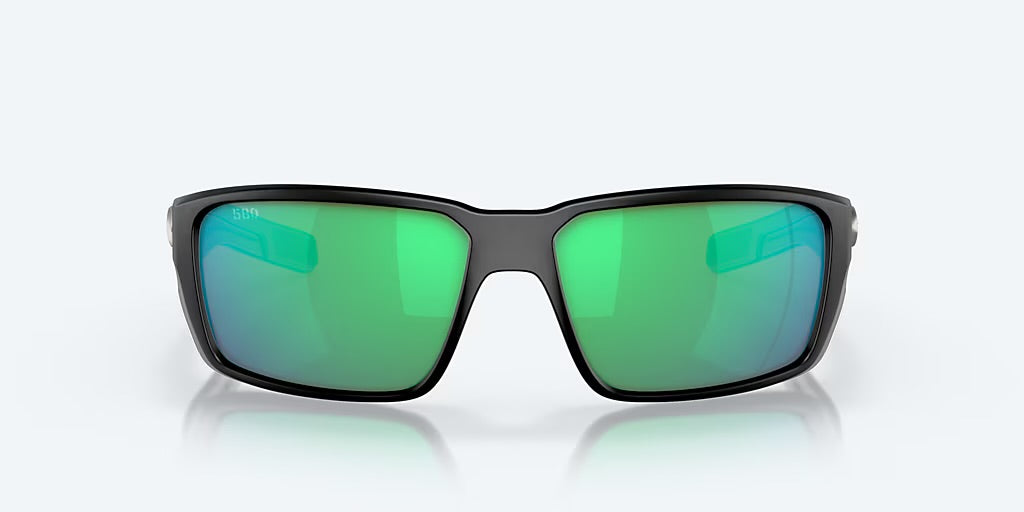 Costa Fantail Pro 580G Sunglasses - Matte Black/Green Mirror 1