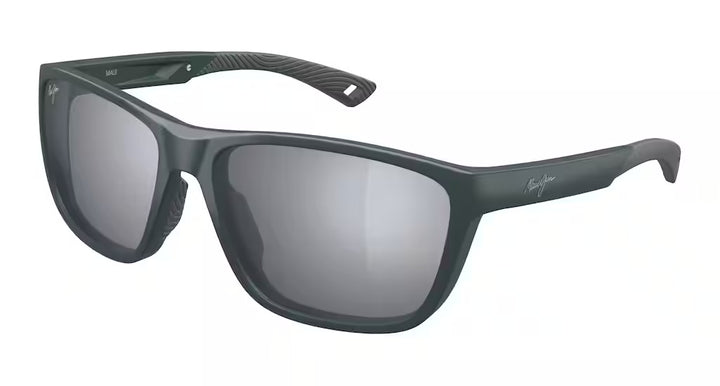 Maui Jim Makoi Polarized Sunglasses - Matte Soid Gren/Hawaii Seashine 