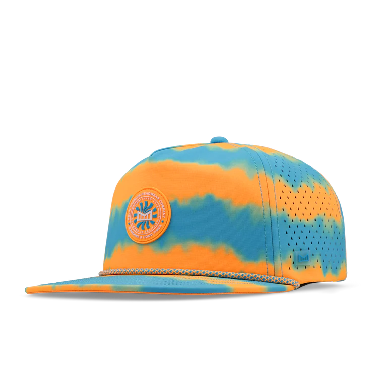 Melin Coronado Neon Tie Dye Hydro Performance Hat - Turquoise 