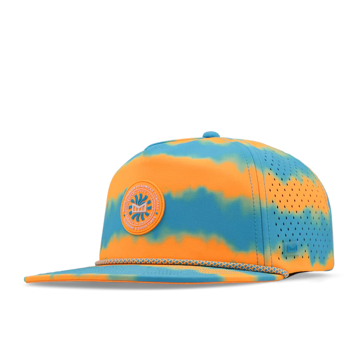 Melin Coronado Neon Tie Dye Hydro Performance Hat - Turquoise 