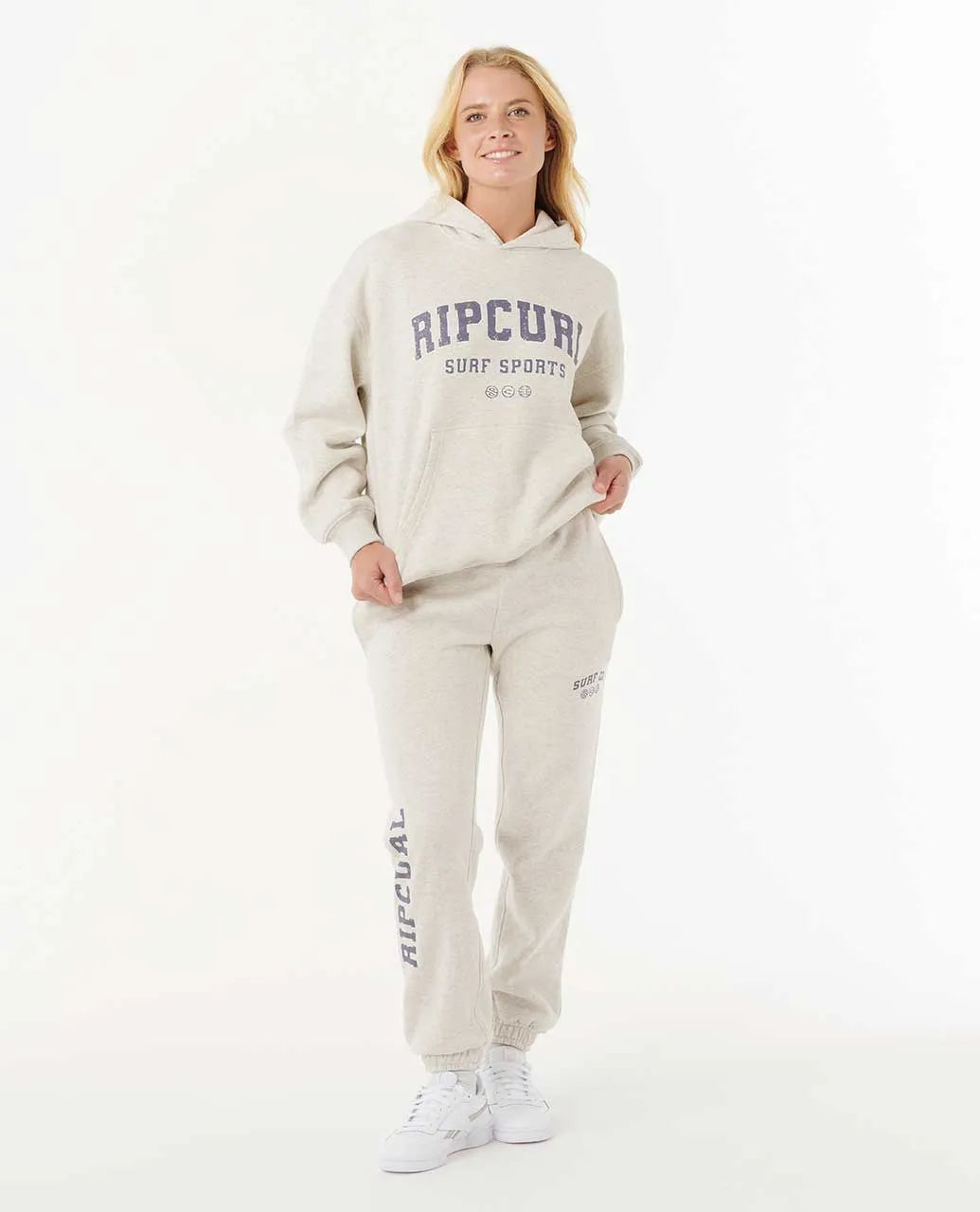 Ripcurl Women's Varsity Sports Oversized Hoodie - Sports Marle 3