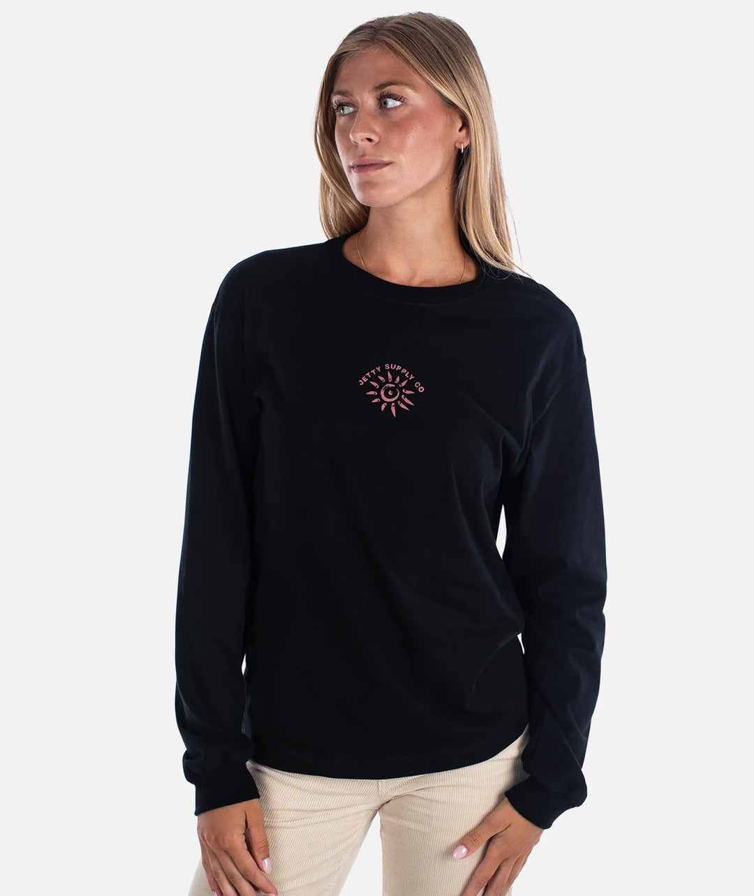 Jetty Women’s Sunsets Long Sleeve - Black 