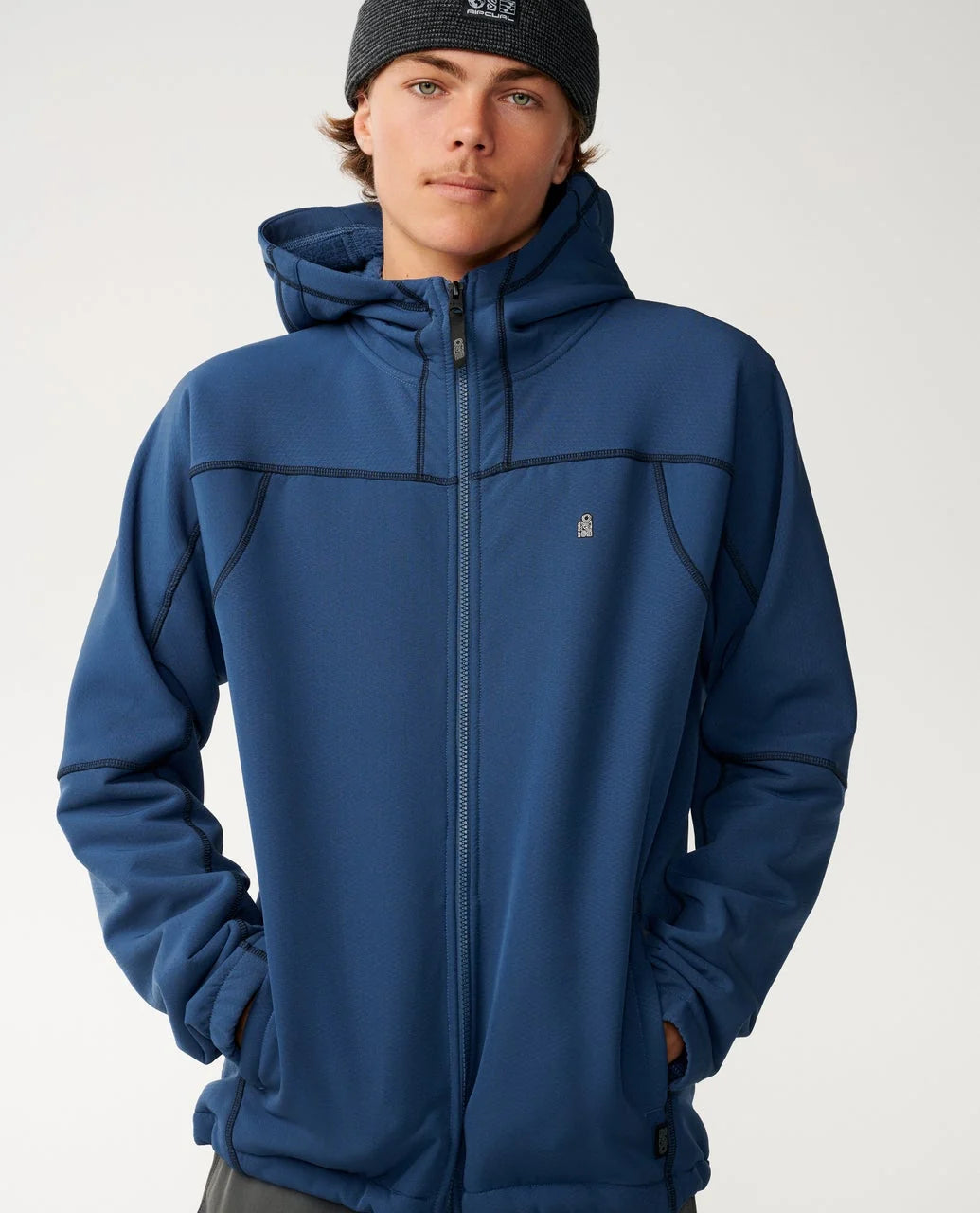 Rip Curl Men's Search Series Soft Tech Fleece - Light Navy 