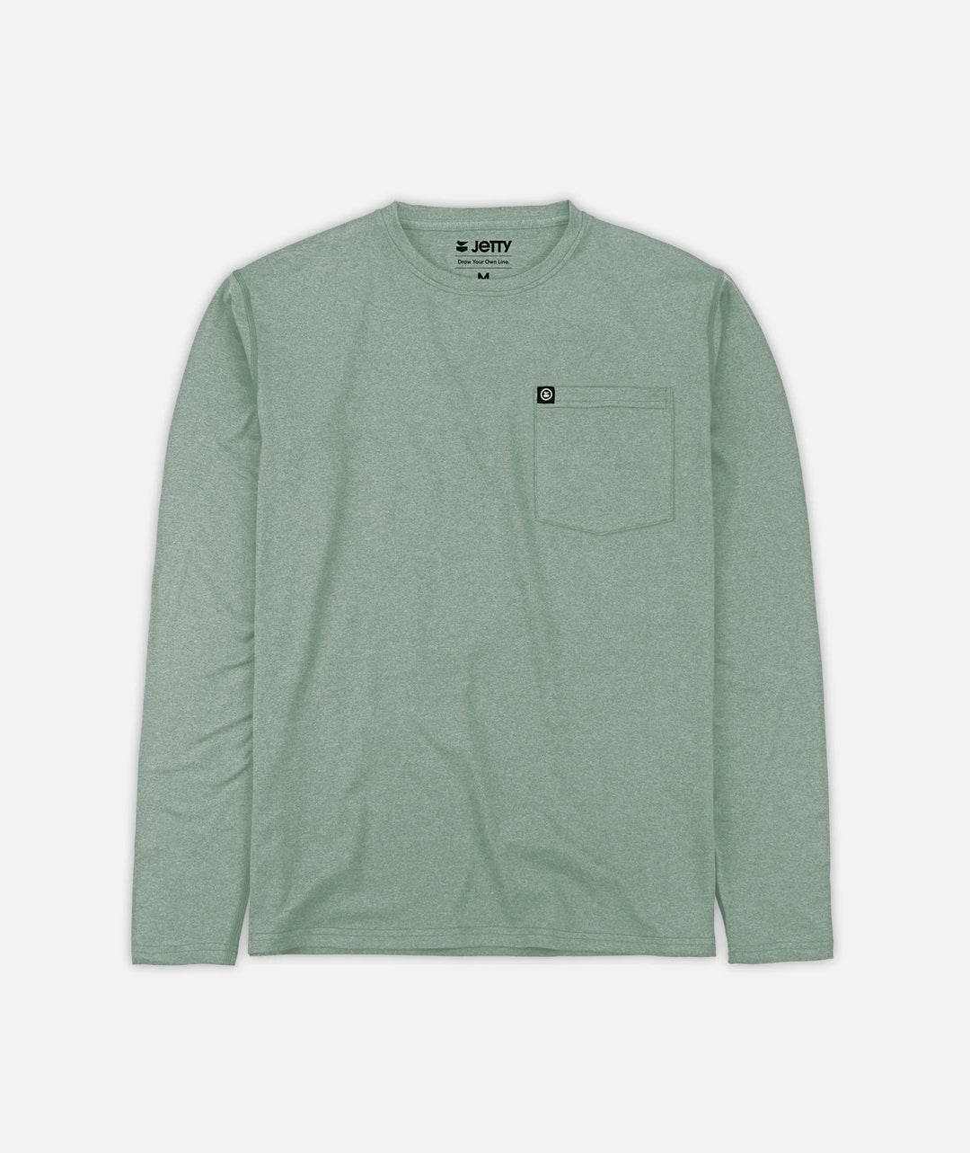 Jetty Men’s Hydra UV Long Sleeve Crewneck - Sage Green 2