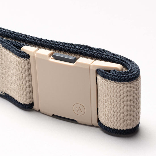 Arcade Carto Adventure Stretch Belt - Oat/Navy 3