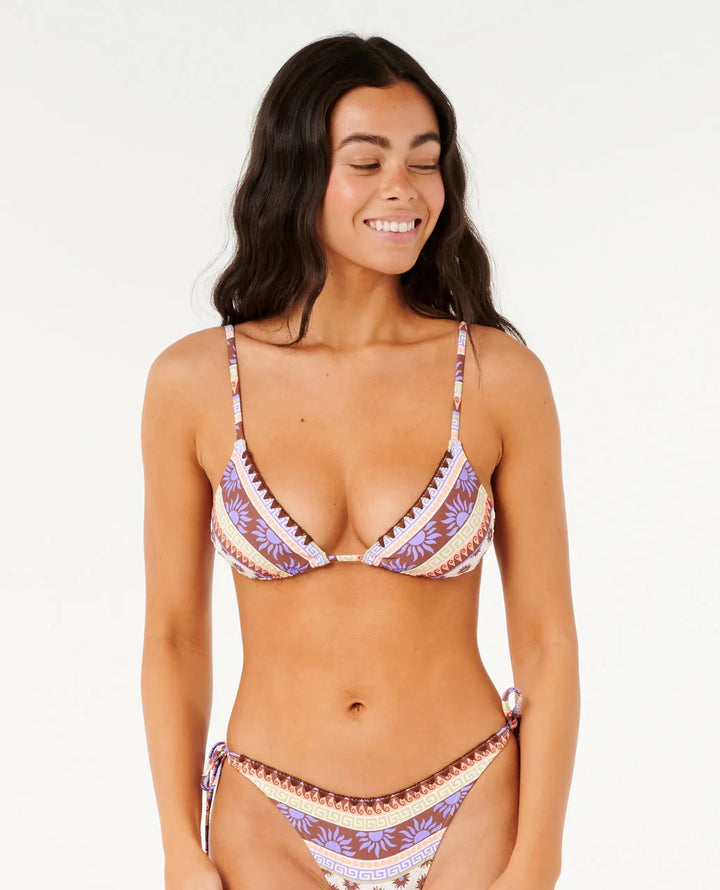 Ripcurl Women's Amare Tri Bikini Top - Off White 2