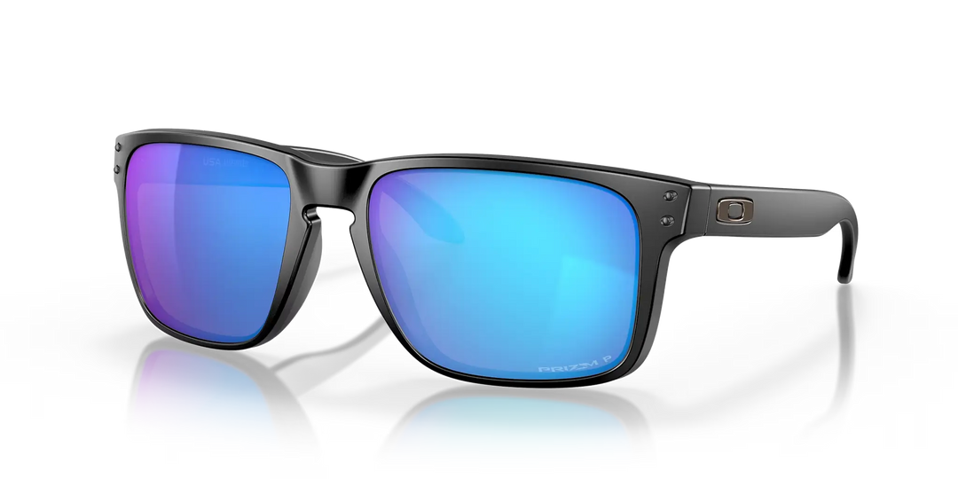 Holbrook XL Matte Black w/ Prizm Sapphire Irid Polar