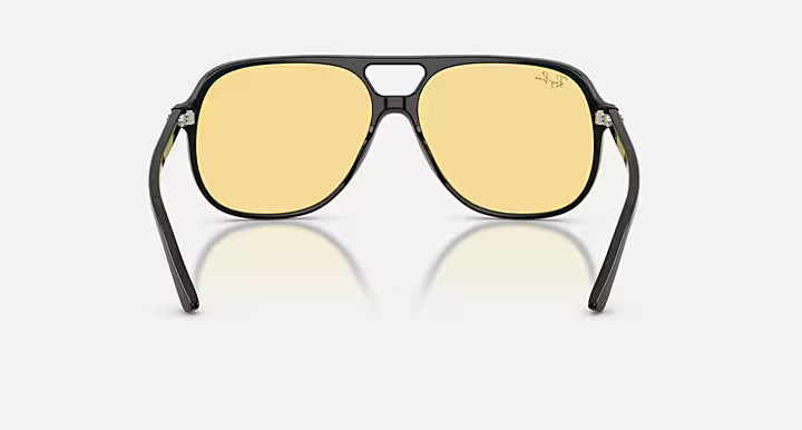 Ray-Ban Bill Summer Capsule Sunglasses - Black w Yellow 3