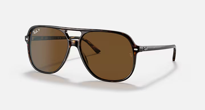 Ray-Ban Bill Sunglasses - Polished Havana w Brown Polarized 4