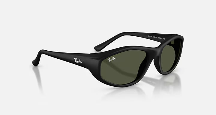RayBan RB2228 Sunglasses - Rubber Black/Dark Green 5
