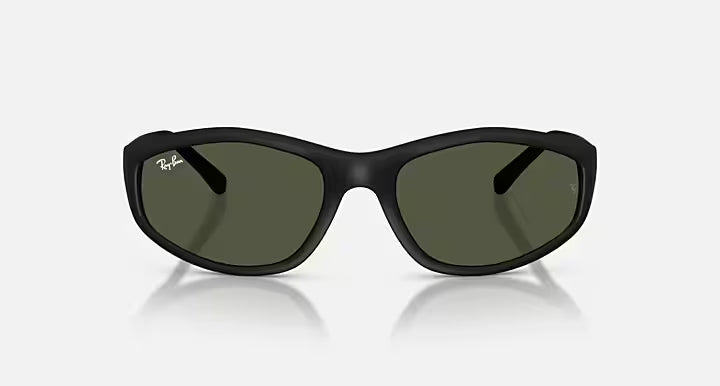 RayBan RB2228 Sunglasses - Rubber Black/Dark Green 1