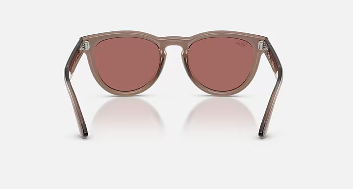 RayBan RB2237 Sunglasses - Transparent Light Brown/Dark Violet 3