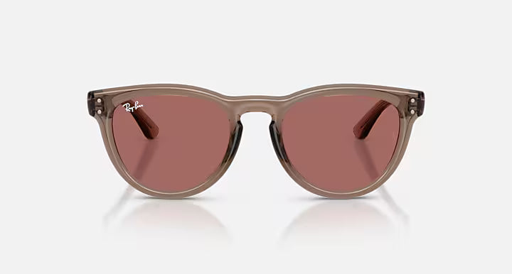 RayBan RB2237 Sunglasses - Transparent Light Brown/Dark Violet 1
