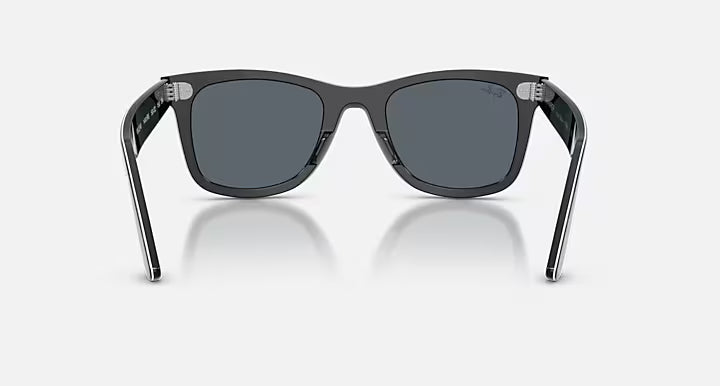 RayBan Wayfarer Street Neat Sunglasses - Havana on Black/Blue 4
