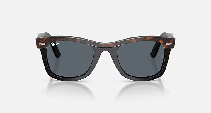 RayBan Wayfarer Street Neat Sunglasses - Havana on Black/Blue 1