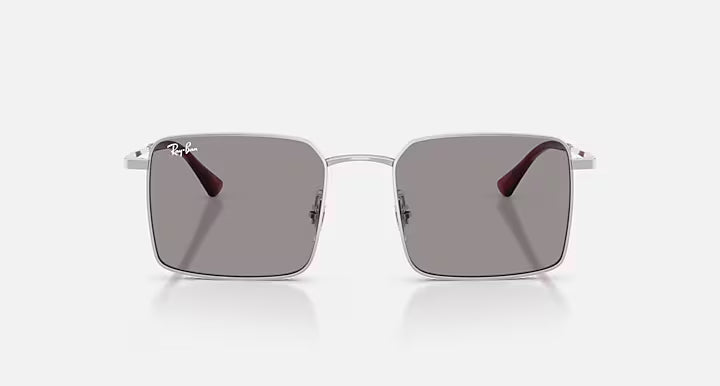 Ray-Ban Idan Bio-Based Sunglasses - Silver w Grey 1