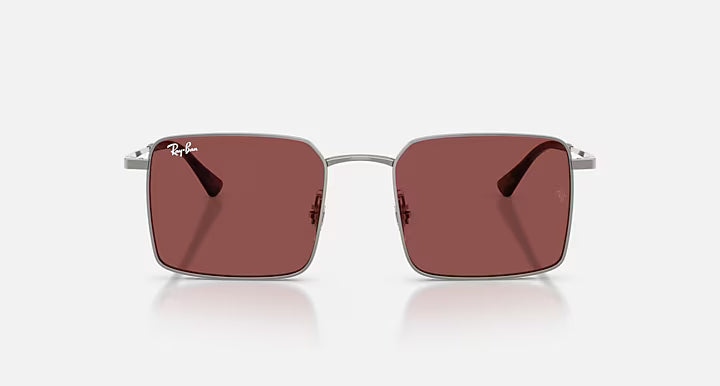 Ray-Ban Idan Bio-Based Sunglasses - Gunmetal w Dark Violet 1