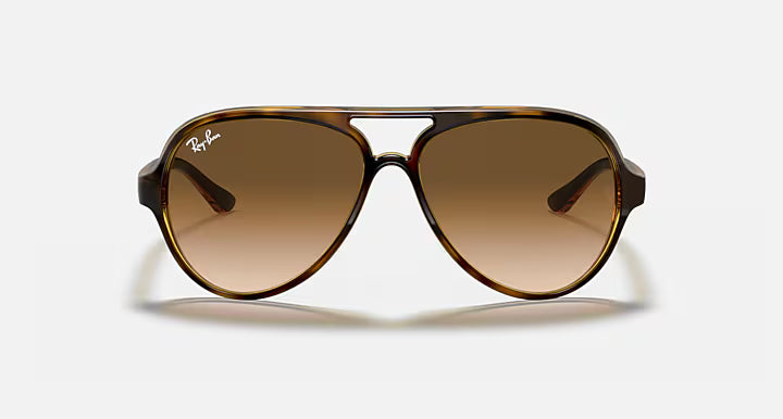 Ray-Ban Cats 5000 Classic Sunglasses - Light Havana w Light Brown Gradient 1