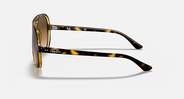 Ray-Ban Cats 5000 Classic Sunglasses - Light Havana w Light Brown Gradient 2