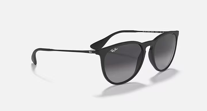 RayBan Erika Sunglasses - Rubber Black Light Grey Gradient Dark 5