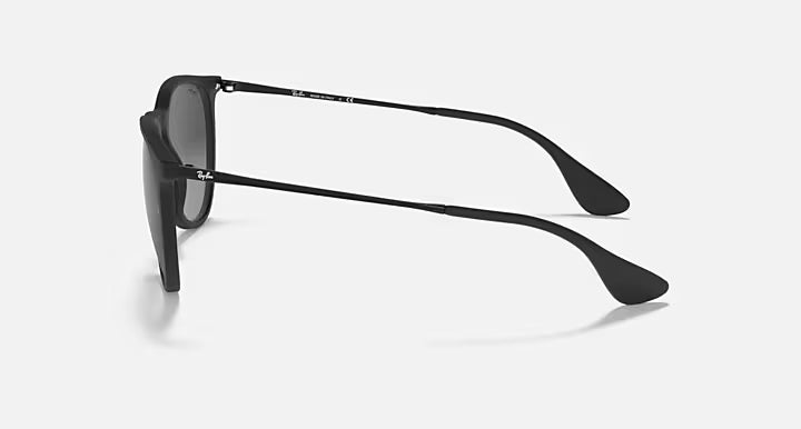 RayBan Erika Sunglasses - Rubber Black Light Grey Gradient Dark 2