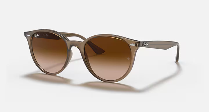 Ray-Ban RB4305 Sunglasses - Polished Beige - Opal Beige Brown Gradient Dark Brown 