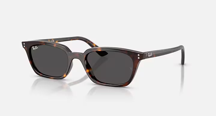 Ray-Ban Zaya Sunglasses - Polished Havana - Polished Havana/Dark Grey 
