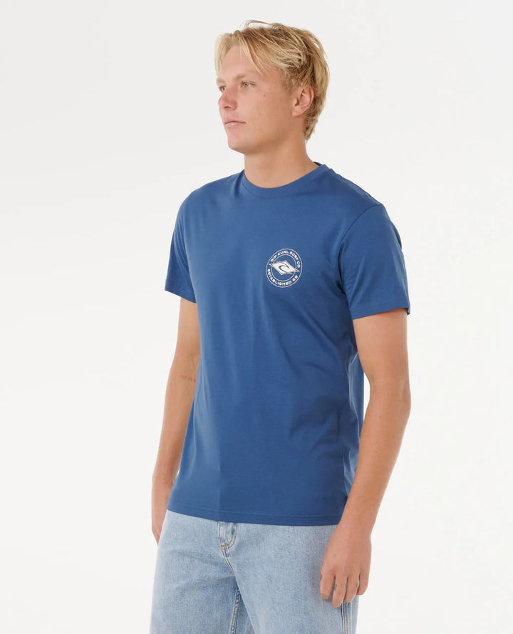 Ripcurl Men’s Staple Tee - Light Navy 2