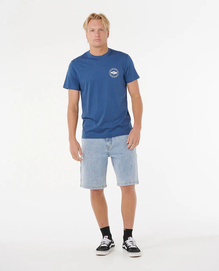 Ripcurl Men’s Staple Tee - Light Navy 3