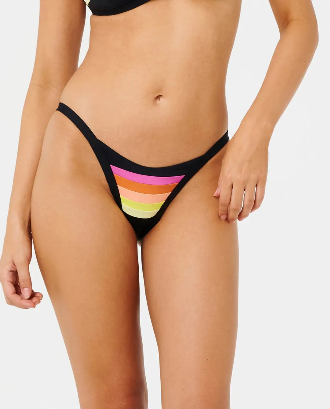 Rip Curl Women's Surf Stripe Cheeky - Black