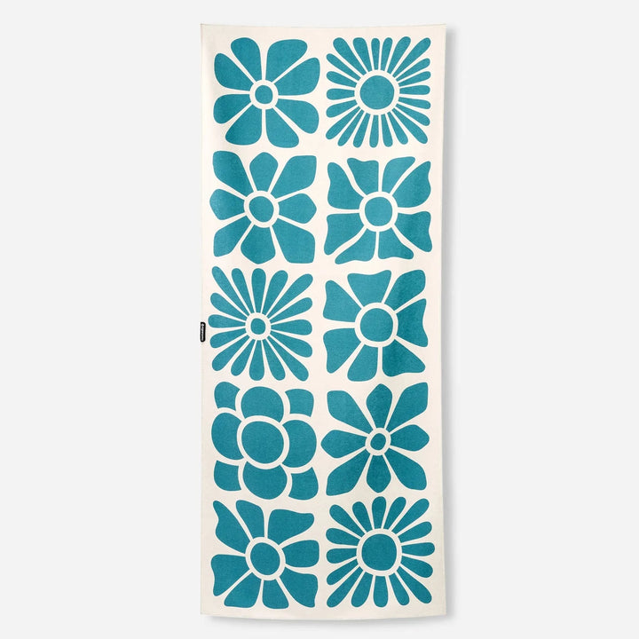 Nomadix Big Flowers Teal Ocean Original Towel