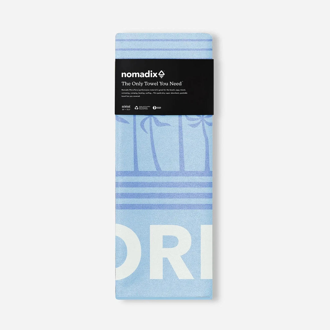 Nomadix Florida Palms Coastal Blue Original Towel 5