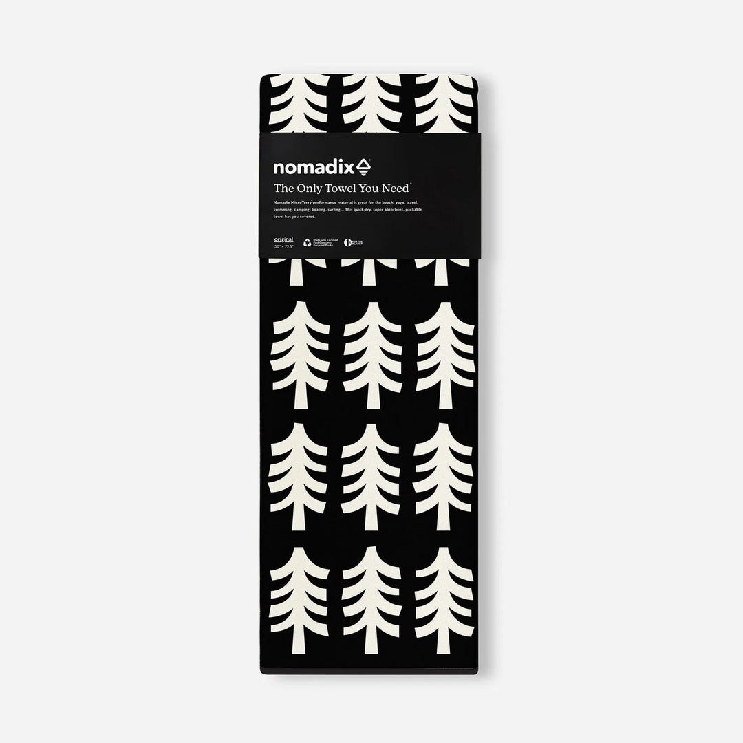 Nomadix Fresh Pines Black and Tan Original Towel