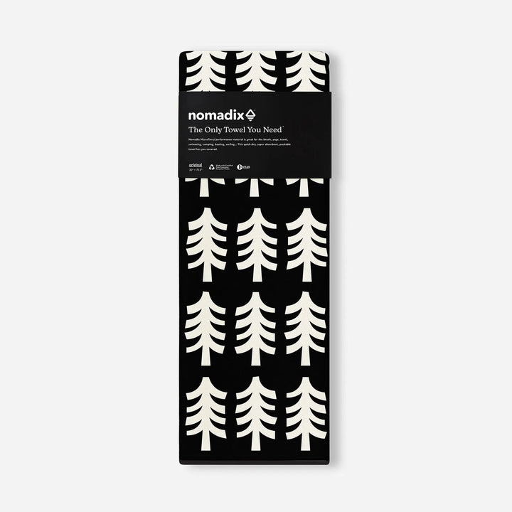Nomadix Fresh Pines Black and Tan Original Towel