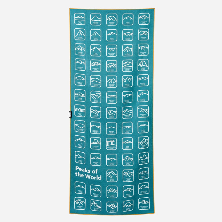 Nomadix Peaks of the World Teal Ocean Original Towel